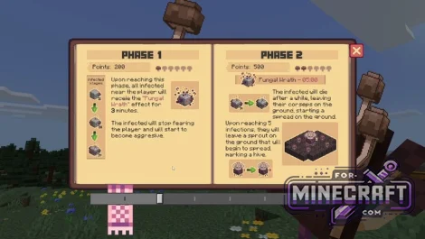 Fungus Hazard Addon v1.0.15 (Parasite Mods) for Bedrock Edition
