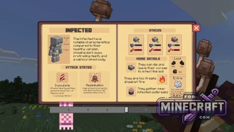 Fungus Hazard Addon v1.0.15 (Parasite Mods) for Bedrock Edition 26.45+