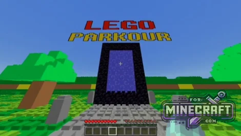 Lego Parkour Map for Minecraft Bedrock
