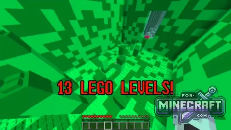 Lego Parkour Map for Minecraft Bedrock
