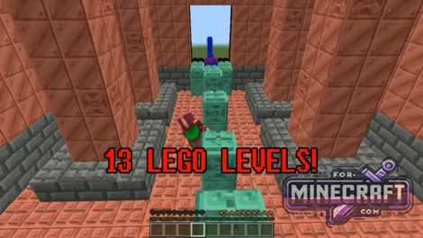 Lego Parkour Map for Minecraft Bedrock