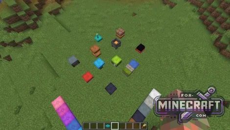 Minecraft Bedrock 26.50 Cushions in different colors