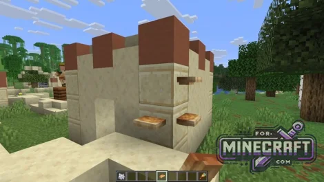 Minecraft Bedrock 26.50 Springy Shelf Mushroom
