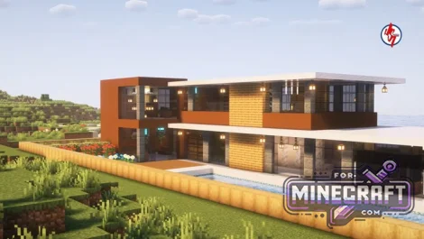 Modern Coastal Villa Map for Minecraft Bedrock 26.60+