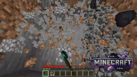 Ore Miner Addon for Minecraft Bedrock