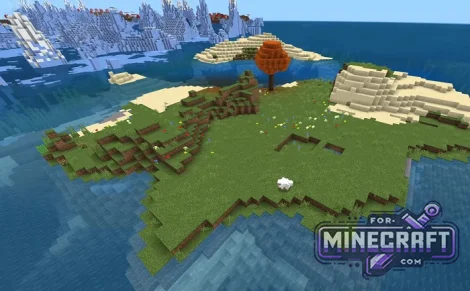 Single Poplar Survival Island Seed for Minecraft Bedrock 1.21/26.60+