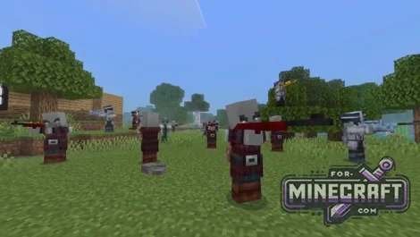 The Battle of Pillager Addon for Minecraft Bedrock 1.21/26.50+
