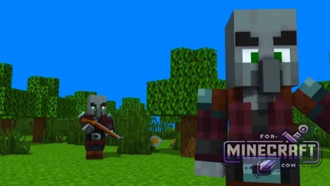 The Battle of Pillager Addon for Minecraft Bedrock