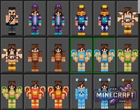 The Hive Wardrobe Skin Pack for Minecraft Bedrock