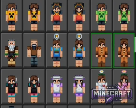 The Hive Wardrobe Skin Pack for Minecraft Bedrock