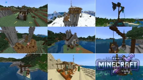 Trek Structures Addon v0.2 for Minecraft Bedrock 1.2126.X