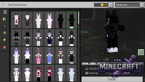 4D Zombie Arms Skin Pack for Minecraft Bedrock 1.21/26.70+