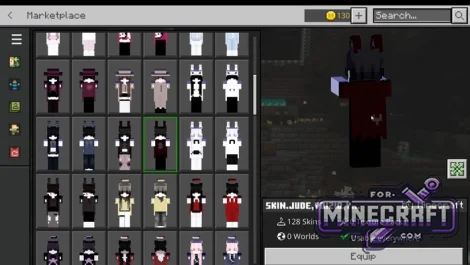 4D Zombie Arms Skin Pack for Minecraft Bedrock