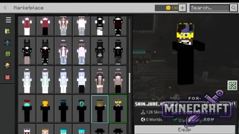 4D Zombie Arms Skin Pack for Minecraft Bedrock