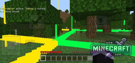 Bedrock Chunk Borders Addon v1.1