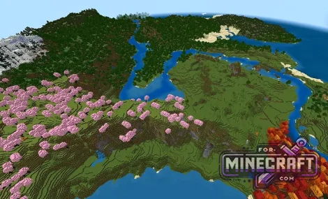 Dappled Forest Mansion Seed for Minecraft Bedrock 26.52