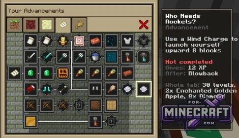Java Achievements for Bedrock Addon v1.3.0 (1.21/26.60)