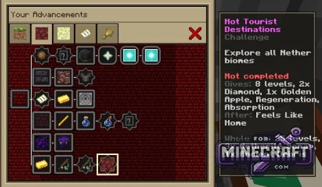 Java Achievements for Bedrock Addon v1.3.0 (1.21/26.60)