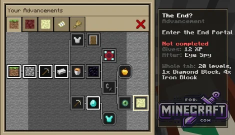 Java Achievements for Bedrock Addon v1.3.0