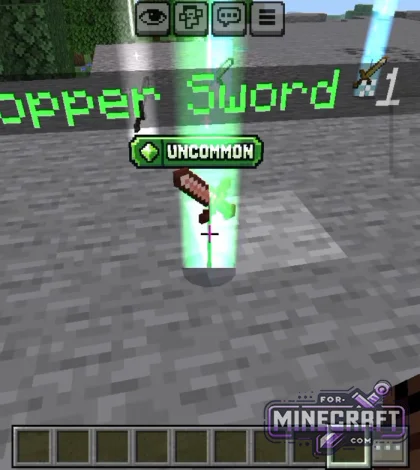Loot Beams & Rarity Addon v4.0.1 for Minecraft Bedrock 1.2126.52+