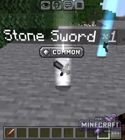 Loot Beams & Rarity Addon v4.0.1 for Minecraft Bedrock 1.2126.52+