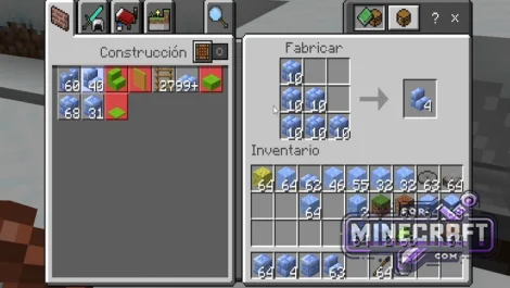 Packed Ice Bricks Crafting recipes