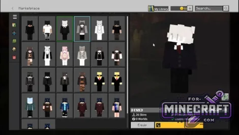 Neko Skin Pack for Minecraft Bedrock 26.60/26.70+
