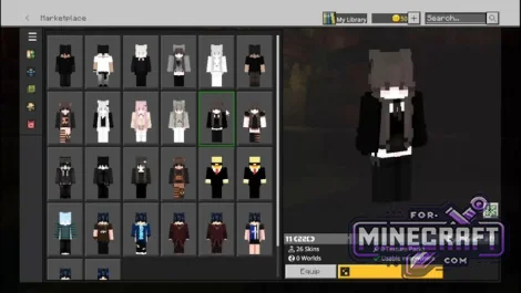 Neko Skin Pack for Minecraft Bedrock