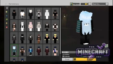 Neko Skin Pack for Minecraft Bedrock