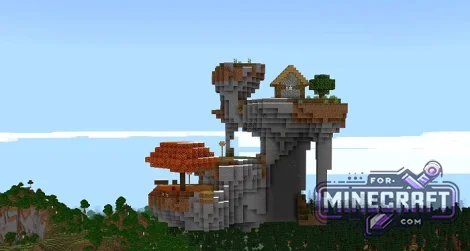 Poplar Tree Skyblock Seed for Minecraft Bedrock 26.52+