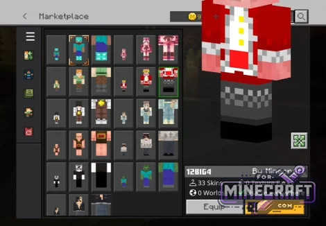 Small and Giant Skin Pack for Minecraft