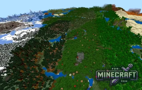 Striped Biomes Seed for Minecraft Bedrock