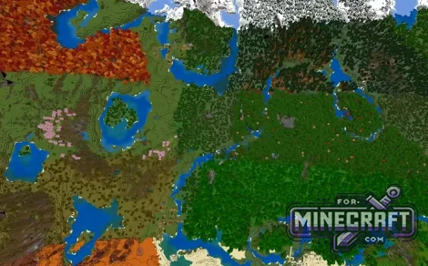 Striped Biomes Seed for Minecraft Bedrock