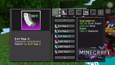 TACZ Addon for Minecraft Bedrock 1.21/26.70+